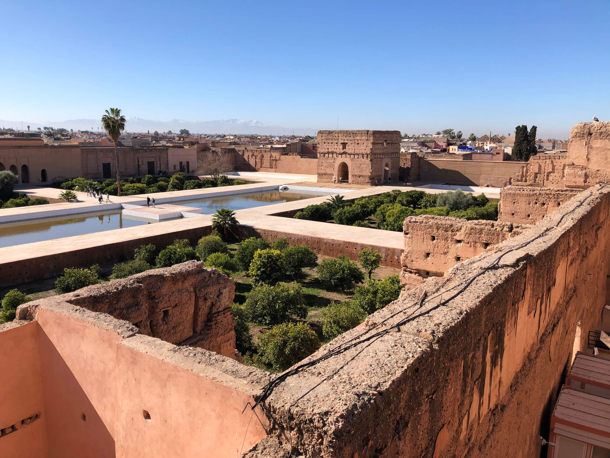 Excursão ao Deserto do Saara - Explore a magia de Marrakech, onde o antigo encontra o novo - Ruínas do Palácio El Badi