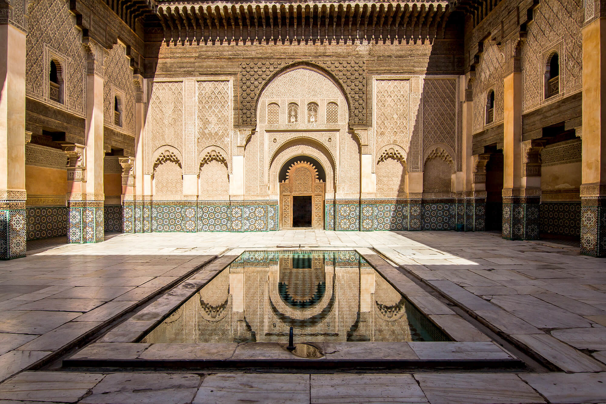 Excursão ao Deserto do Saara - Explore a magia de Marrakech, onde o antigo encontra o novo - Medersa Ben Youssef